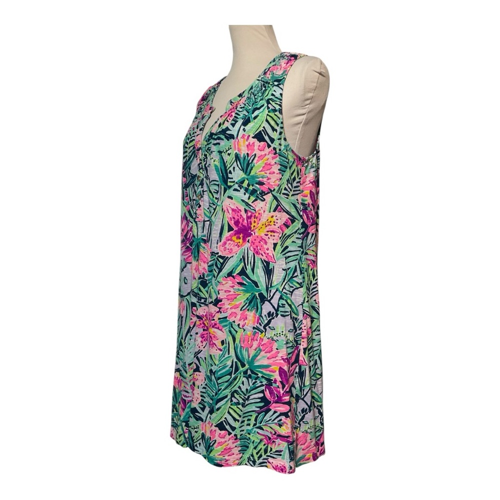 Lilly Pulitzer Slathouse Soirée Essie Mini Dress Size L - Picture 3 of 9